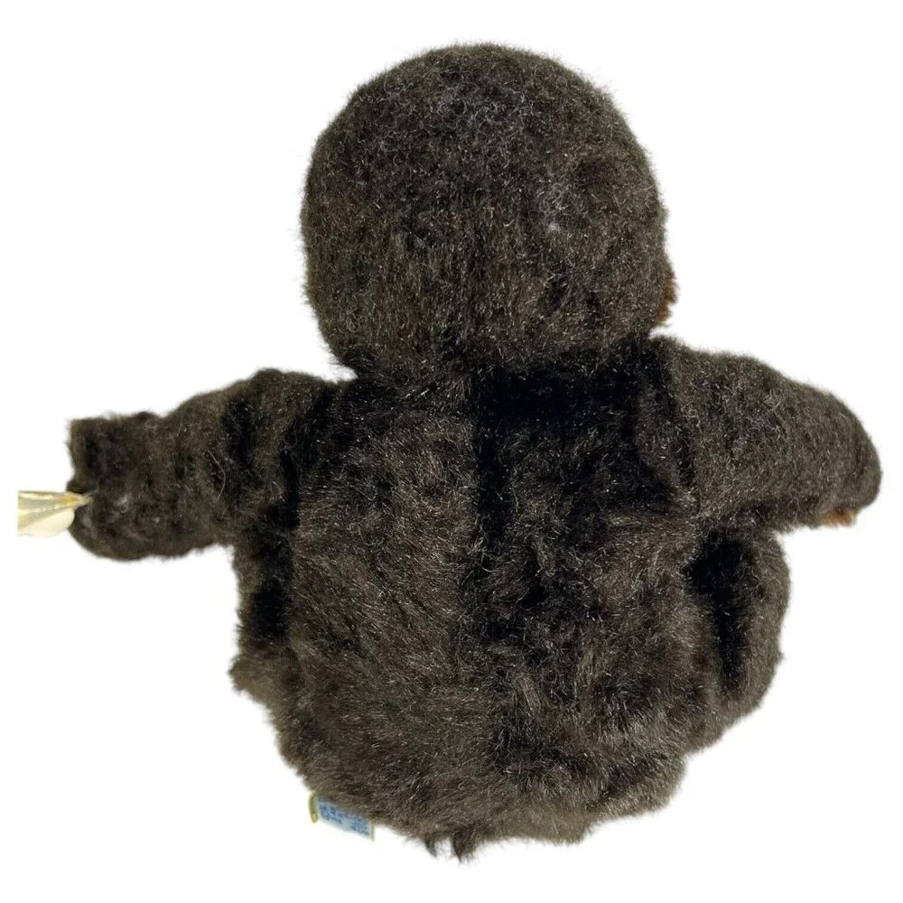 1983 Dakin Nature Babies Goo Goo Gorilla Plush Baby Monkey Pacifier Stuffed